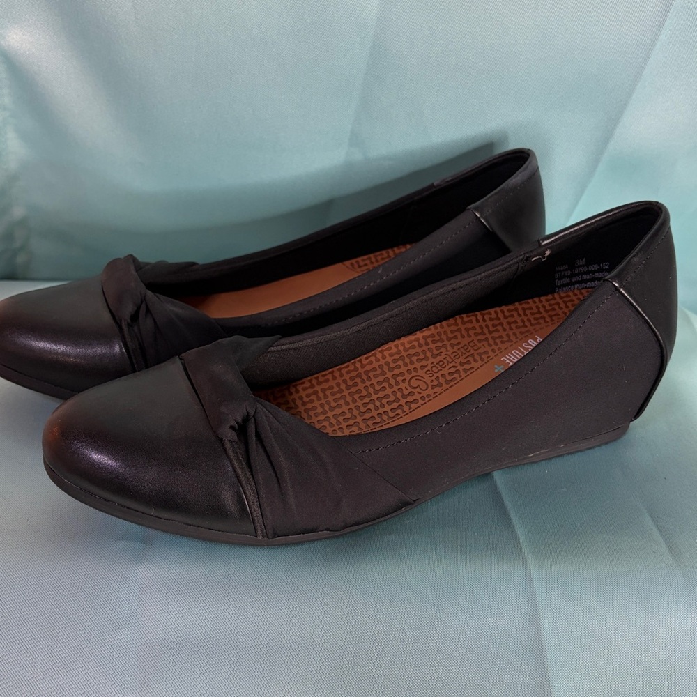 Baretraps Posture Plus Nima Flats Black sz 8 - Picture 2 of 8